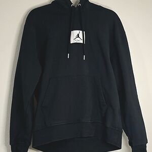 Nike Air Jordan Men Black Essential Flight Pullover Hoodie